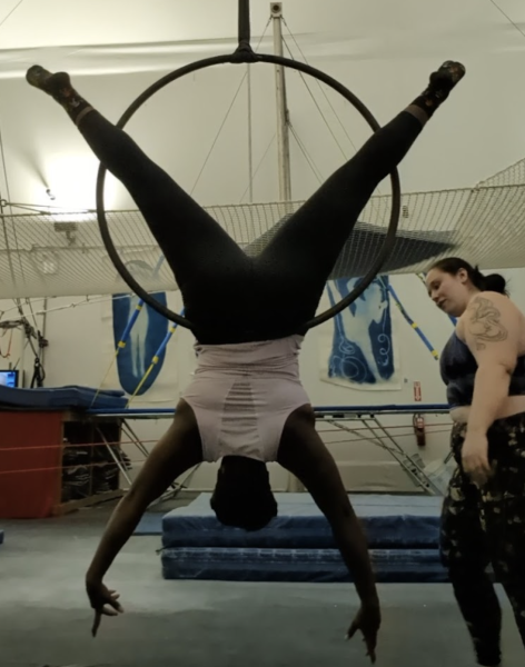 Ms. Meeks and her Unique Acrobatic Talent